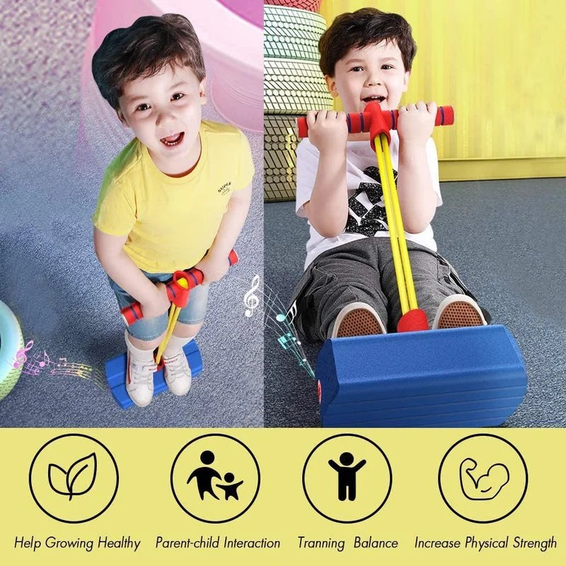 FunJump: Foam Pogo Jumper for Kids - Outdoor & Autism-Friendly Toy"