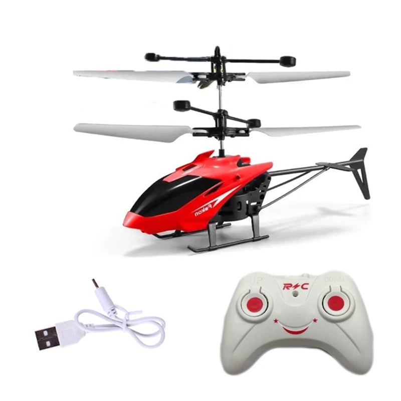 Mini Induction Helicopter Can Hover and Automatically Sense to Prevent Falling Mini RC Drone