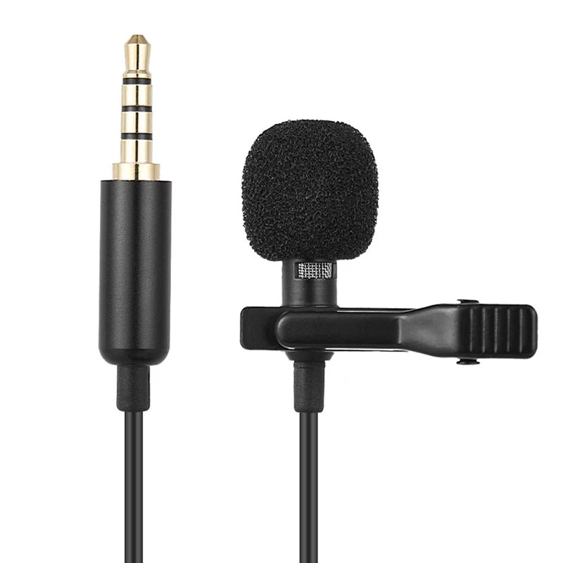  "ClipVoice 1.5M: Mini Portable Lavalier Mic with Multi-Connect"