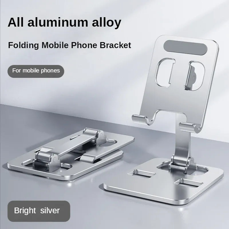 Portable Aluminum Alloy Phone Tablet Holder for Ipad Mipad Samsung Tab Matepad Stand Mount Adjustable Flexible Mobile Stand