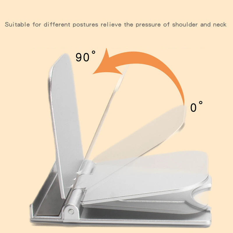 "FlexStand: Adjustable Foldable Desk Mount for Phones & Tablets"