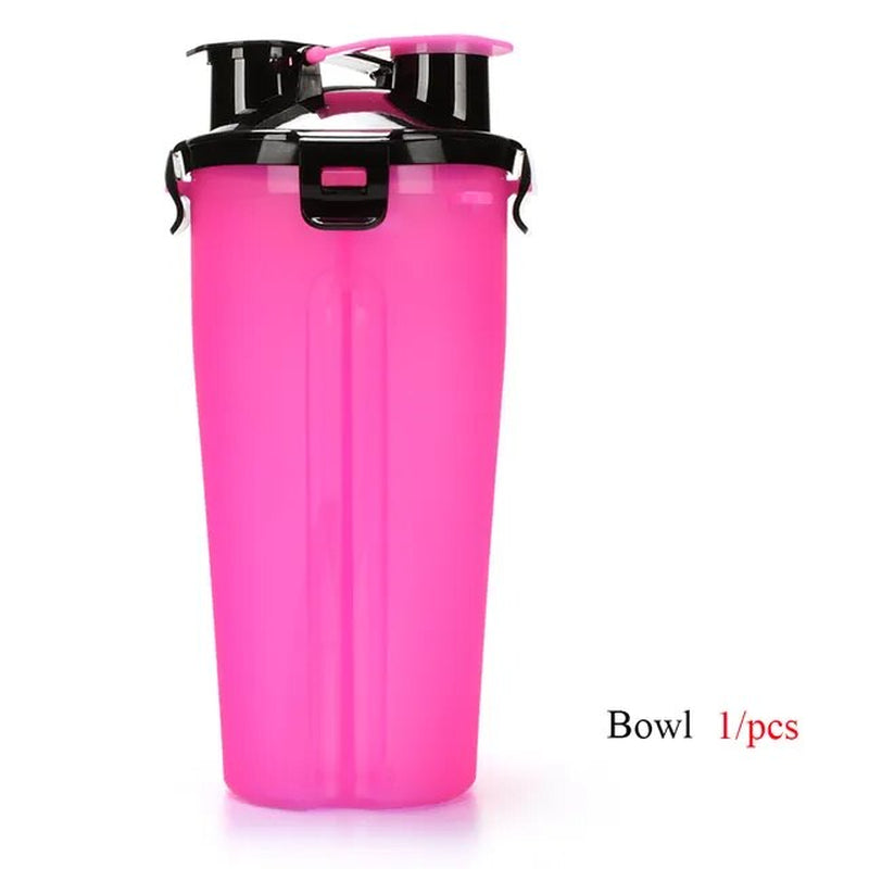 Pet Travel Duo: Collapsible Bottle & Bowl Combo"