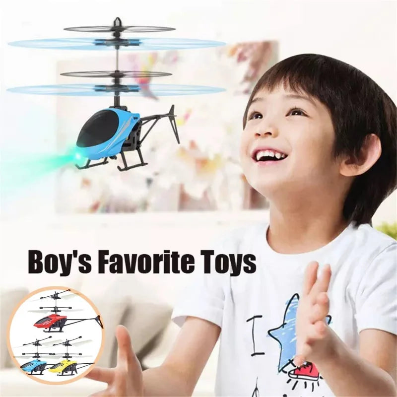 Mini Induction Helicopter Can Hover and Automatically Sense to Prevent Falling Mini RC Drone