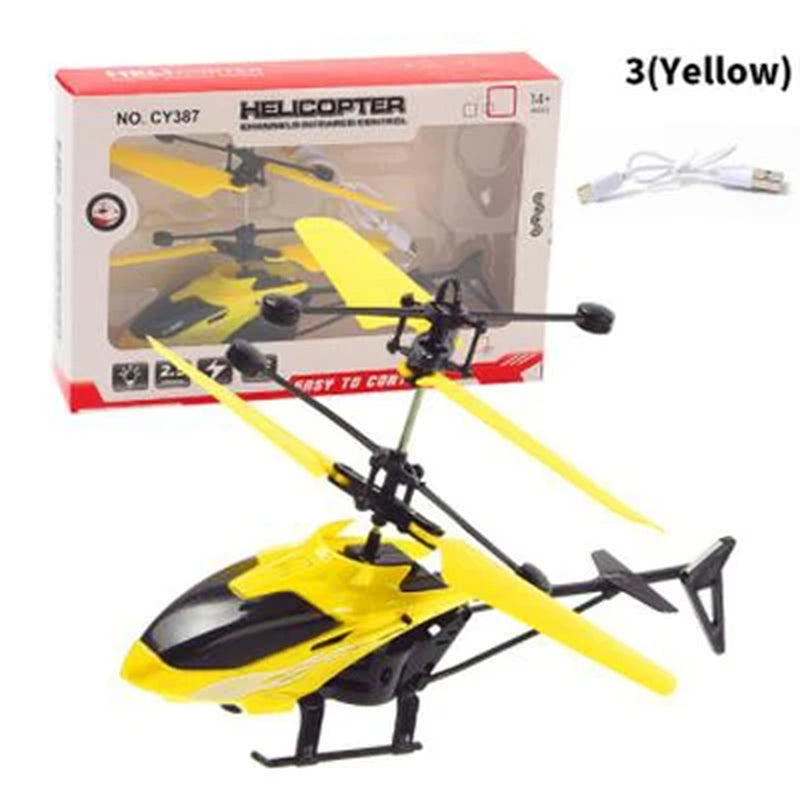 Mini Induction Helicopter Can Hover and Automatically Sense to Prevent Falling Mini RC Drone