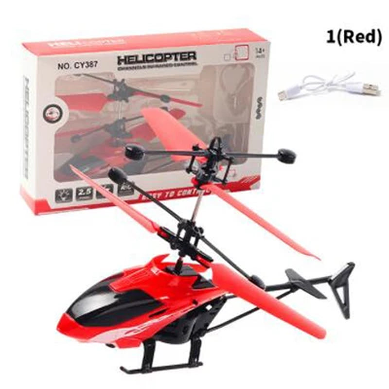 Mini Induction Helicopter Can Hover and Automatically Sense to Prevent Falling Mini RC Drone