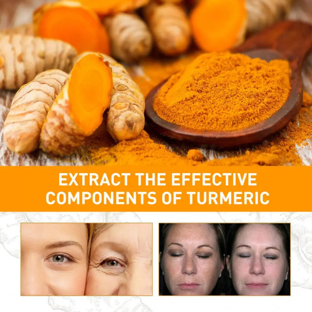  "Golden Glow Turmeric Serum: Radiance Renewal Elixir"