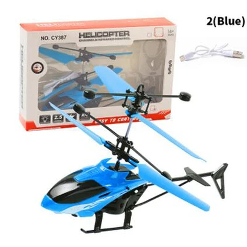 Mini Induction Helicopter Can Hover and Automatically Sense to Prevent Falling Mini RC Drone