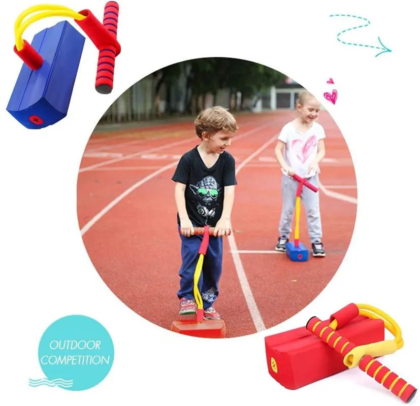 FunJump: Foam Pogo Jumper for Kids - Outdoor & Autism-Friendly Toy"